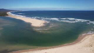 Mallacoota Foreshore Park 28 December 2021 by drone