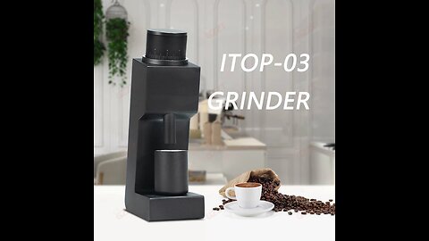 Electric Coffee Grinder Six-core 38mm Burr Household Coffee Bean Grinder