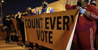 Ballot counting in battleground states