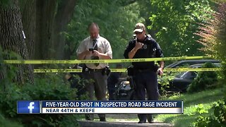 5-year-old shot in suspected road rage incident