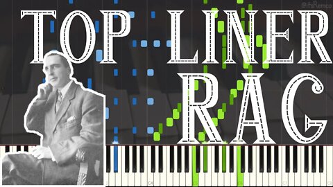 Joseph F. Lamb - Top Liner Rag 1916 (Ragtime Piano Synthesia)