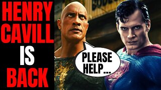 Henry Cavill Is BACK To Save Black Adam Box Office!?! | Superman RETURNS To The DCEU