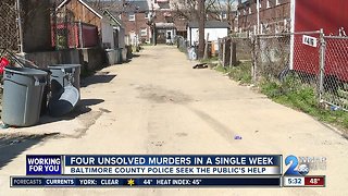 Four unsolved murders in a single week