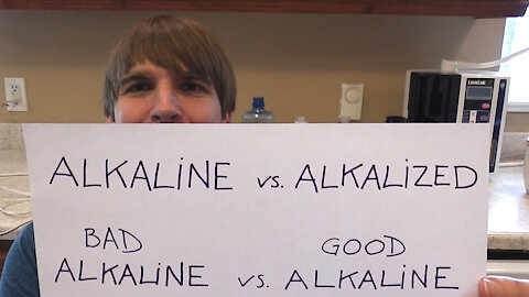 4 Brands of Alkaline vs. AlkaLIZED Electrolyzed⚡️Water💧 (H2 Water): Light Bulb Test