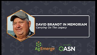 AgEmerge Podcast 136 featuring David Brandt: Carrying on his legacy