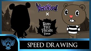 Speed Drawing: Happy Tree Friends Fanon - Hole | Mobebuds Style