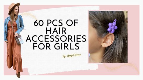 60 Pcs Self Hinge Hair Barrettes for Girls review