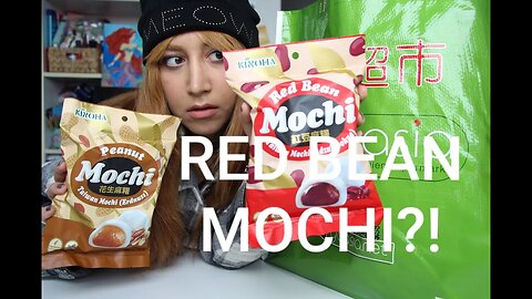 [COMPARISON] Taiwanese RED BEAN MOCHI VS. PEANUTS MOCHI | Asian Snacks | Eating Show | Mukbang |ASMR