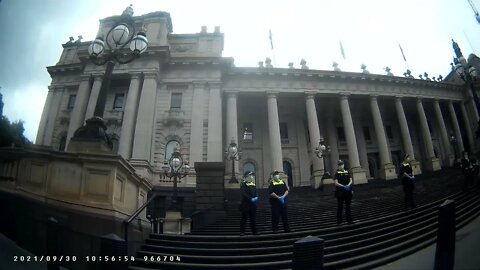 LIVE Melbourne NOW - 1055hrs Parliament House, AUSTRALIA 30/9/21