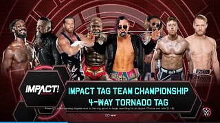 Impact Slammiversary 2023 ABC v Myers/Moose v Rich/Sami v Subculture for the Impact World Tag Titles