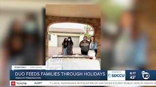Duo feeds families through holidays