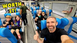 $14 EXECUTIVE CLASS TRAIN RIDE in Indonesia 🇮🇩 | SURABAYA to YOGYAKARTA Adventure