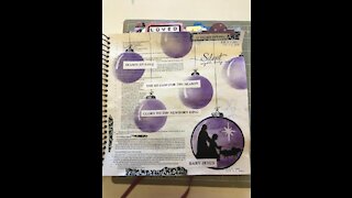 Let's Bible Journal Luke 2 (from Lovely Lavender Wishes)