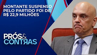 Moraes libera parte de verba bloqueada do PL para pagar funcionários