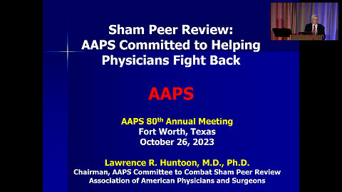 Sham Peer Review: AAPS Committed to Helping Physicians Fight Back