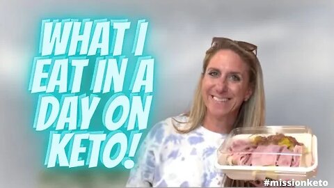 WHAT I EAT IN A DAY ON KETO | TAKEOUT FOR MY KETO LUNCH | WHAT I ORDER AT DUNKIN DONUTS