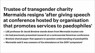 Trustee of transgender charity Mermaids resigns #Mermaids