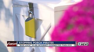 New technology keeps packages safe from porch pirates