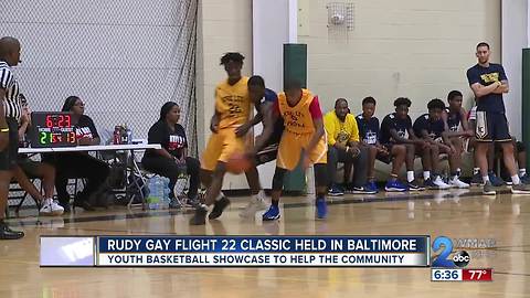 Rudy Gay Flight 22 Classic Held In Baltimore