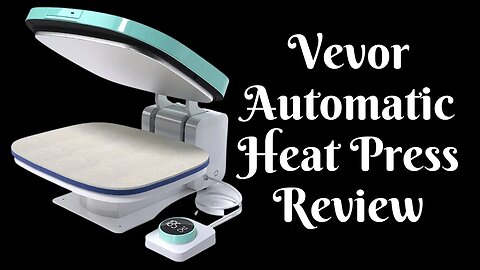 Vevor Automatic Heat Press Review | How to Sublimate a T-Shirt #Vevor #vevordiyproject #diyproject