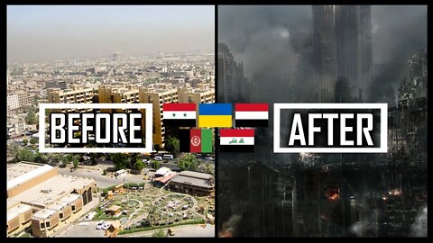 Countries before and after war 💔