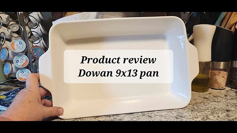 Product review #dowanceramics #dowanfamily #100%reliable 9x13 baking dish plus sweet corn bread