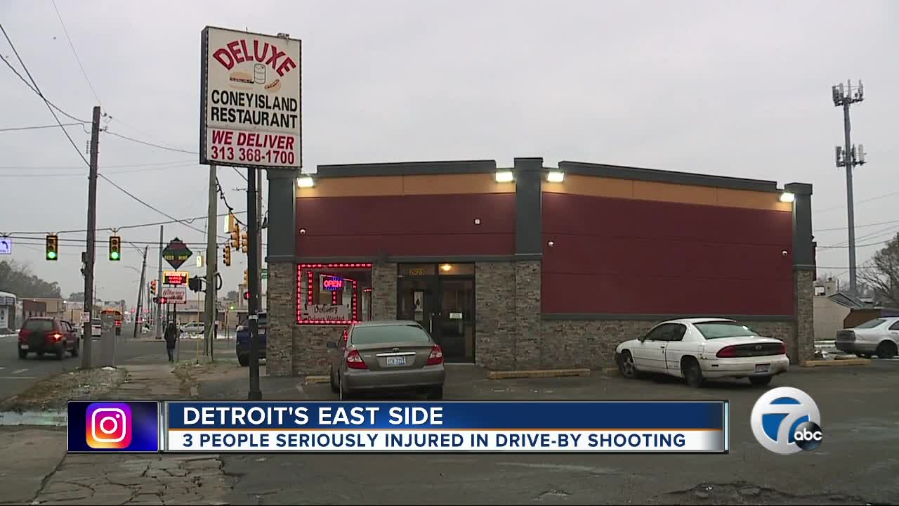 3 people shot leaving Detroit coney island