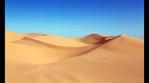 Timelapse viser det fantastiske landskapet i Qatar-ørkenen