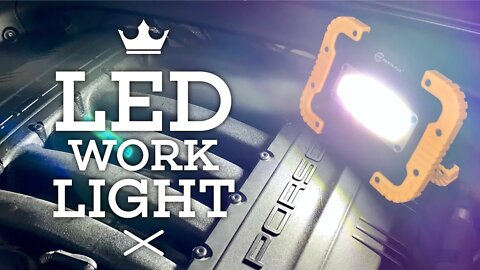 Rugged Rechargeable LED Work Light by Parts Flix Review