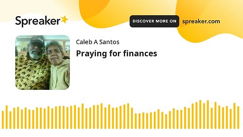 Praying for finances