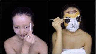 Makeup artist turns herself into Star Wars creature