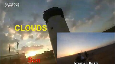 smclip6 Were ALL The Oct 7th Hamas Bodycam Vids With Clouds Pre-Recorded & FRAUDS side by side compa