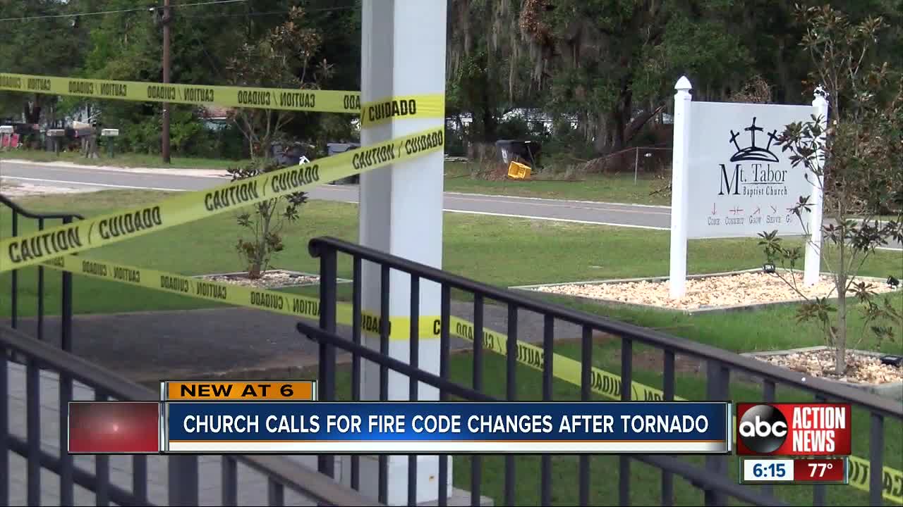 Polk Co. pastor concerned about fire code after latest tornado