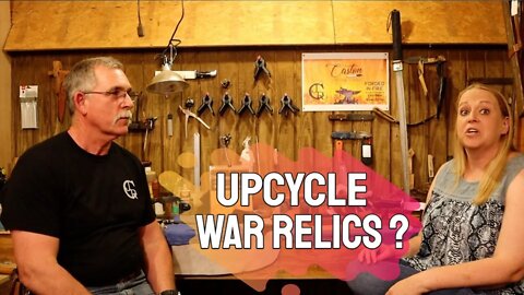 FORGED IN FIRE CHAMP TALKS UPCYCLE OLD AXES FROM CIVIL WAR (Randy Caston)