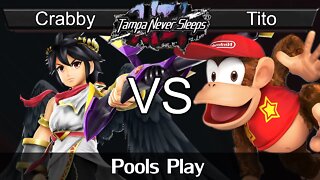 Crabby (Dark Pit) vs. Tito (Diddy) - Pools Play - TNS 6