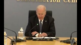 Biden MALFUNCTIONS - Can't Read First Sentence of His Notes