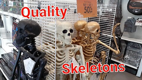 PARTY CITY Halloween 2023 in store now. QUALITY SKELETONS & Walkthrough #decoration #partycity