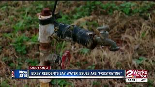 Bixby residents say they go without water for days at a time, and demand change