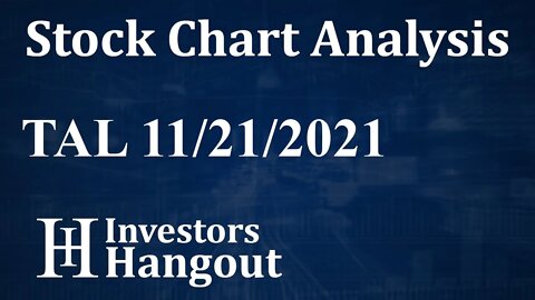 TAL Stock Chart Analysis TAL Education Group - 11-21-2021