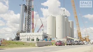 Liquid Nitrogen Delivered to SpaceX Starbase RAW FOOTAGE