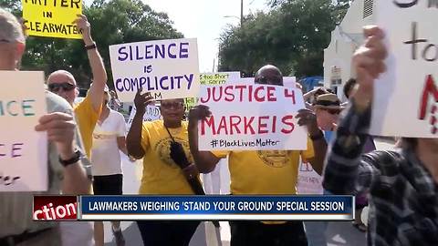 State lawmakers weighing in on Stand Your Ground special session