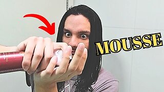 Finalizando o Cabelo COM MOUSSE | "Deu RUIM" 😱