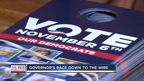 Governor's race down to the wire