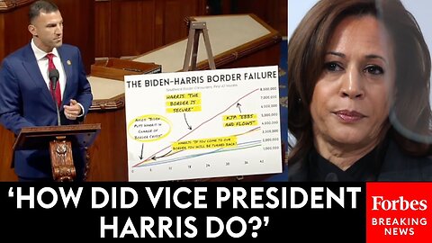 'Look At The Chart And Ask Yourself': Rudy Yakym Brings Receipts To Decry VP Harris's Border Record