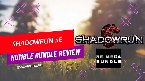Shadowrun 5EHumble Bundle 💾 #rpg #shadowrun #humblebundle #catalystgamelabs