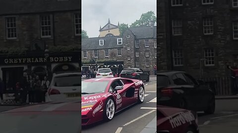 Gumball 3000 Lamborghini & Countach @ Greyfriars Bobby #gumball3000 #lamborghini #supercars