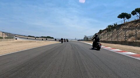 Laguna Sega parade lap on my Harley streetglide...