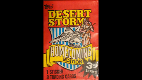 Desert Storm Series 3 Trading Cards (1991, Topps) -- What's Inside
