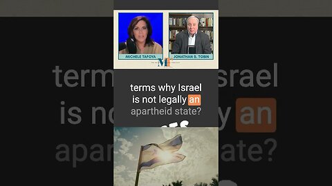 Is Israel an Apartheid State? #podcast #micheletafoya