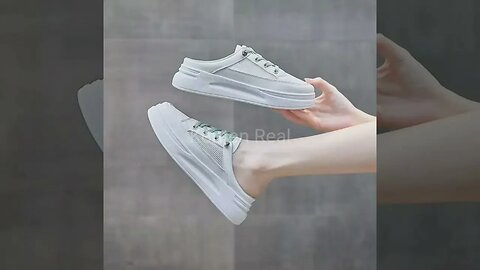 sepatu sneakers wanita Fashion Bahan Mesh Breathable sepatu sneakers sepatu import